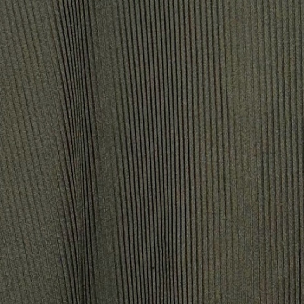 DANSKIN Olive Ribbed Shimmer Thumbhole Long Sleeve Athleisure Top XL - Picture 3 of 6